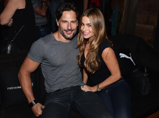 Sofia Vergara e il 40esimo compleanno di Joe Manganiello Primo piano di Sofia Vergara e Joe Manganiello