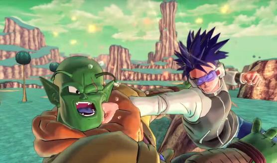Un frame di Dragon Ball Xenoverse 2 Il protagonista in una delle prima immagini di Dragon Ball Xenoverse 2