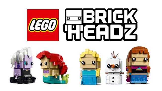 LEGO: i personaggi de La Sirenetta e Frozen in chiave BrickHeadz 3 nuovi set LEGO BrickHeadz dedicati ai personaggi de La Sirenetta e Frozen