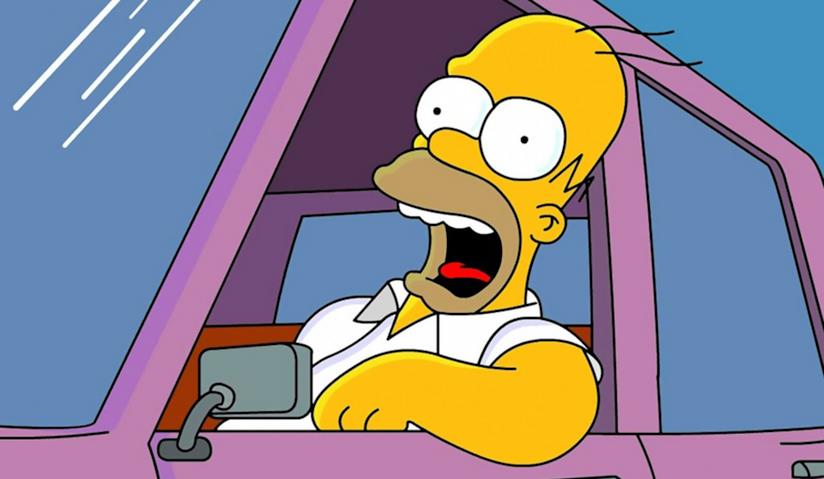 Il nome dell'auto di Homer Simpson non è più un segreto Homer Simpson guida una Plymouth Junkerolla