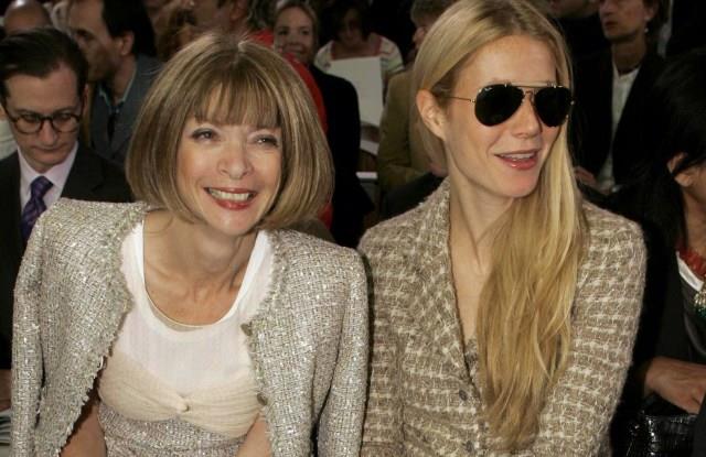 Gwyneth Paltrow e il lancio di un nuovo progetto editoriale Anna Wintour e Gwyneth Paltrow
