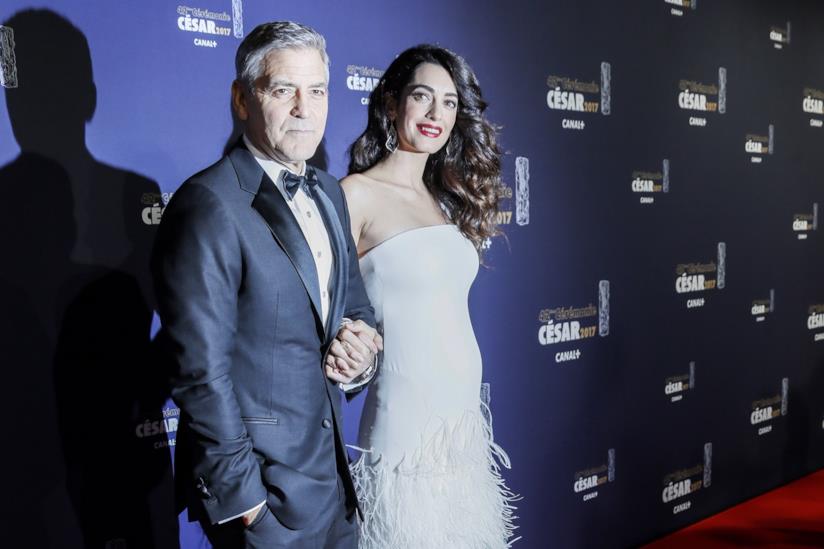George Clooney e Amal incantano i César Awards George Clooney e Amal sul red carpet dei César Awards