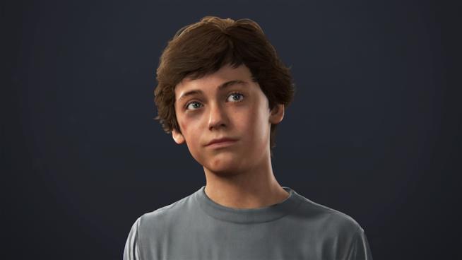 Uncharted, Tom Holland di Spider-Man: Homecoming sarà il giovane Nathan Drake Un primo piano del giovane Nathan Drake da Uncharted 4