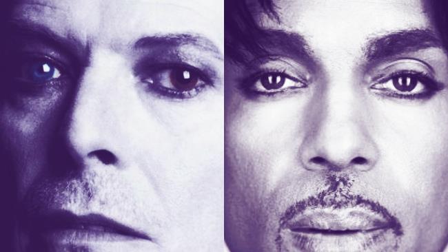 Due biografie per ricordare la vita e la carriera di David Bowie e Prince David Bowie e Prince sulle copertine dei libri