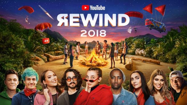 I 10 miglior video di YouTube della settimana Copertina del videoclip YouTube Rewind 2018 che riassume gli eventi degli ultimi 12 mesi