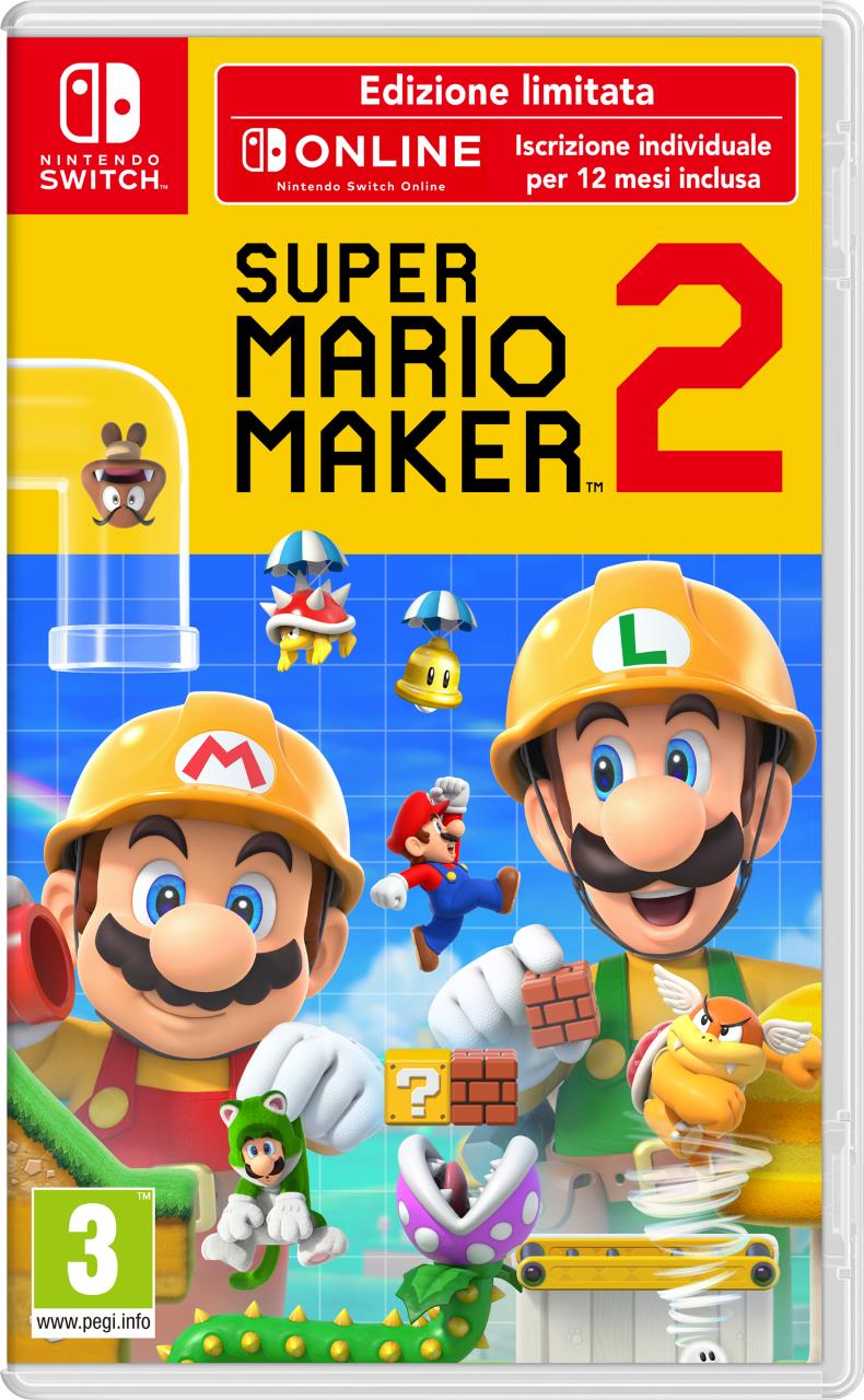 La Limited Edition di Super Mario Maker 2 Super Mario Maker 2 è atteso a giugno 2019 solo su Nintendo Switch