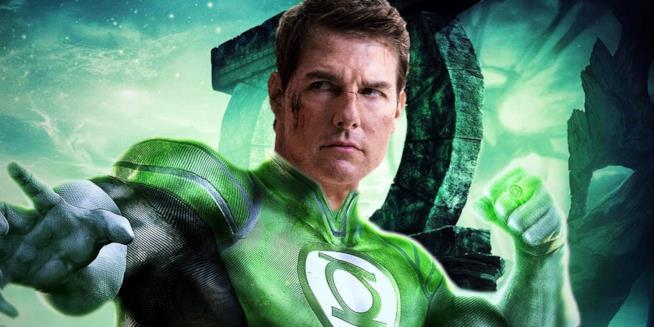 Tom Cruise nel ruolo di Green Lantern