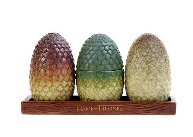 La saliera con le uova di drago, il nuovo gadget must have de Il Trono di Spade Nuovi gadget de Il Trono di Spade, le saliere con le uova di drago sono un must have