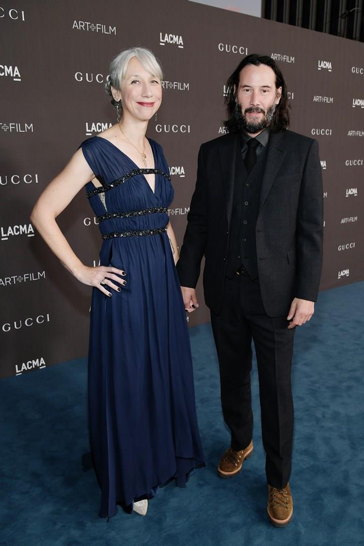 Keanu Reeves con Alexandra Grant Keanu Reeves con Alexandra Grant