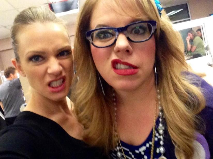 Le attrici Kirsten Vangsness e A.J. Cook Kirsten Vangsness e A.J. Cook