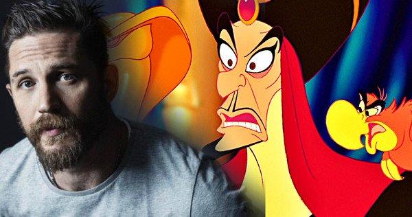 Tom Hardy potrebbe essere Jafar nell'Aladdin diretto da Guy Ritchie Tom Hardy a confronto con il Jafar della versione animata