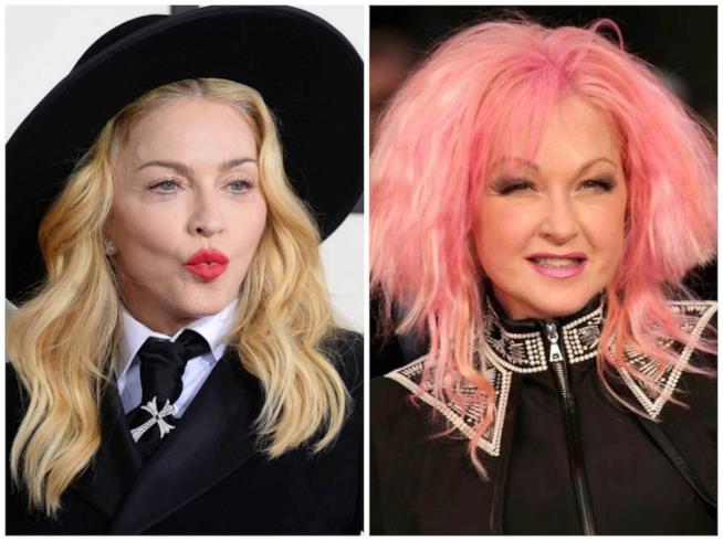 Cindy Lauper ha criticato il discorso di Madonna alla Women's March Madonna e Cindy Lauper