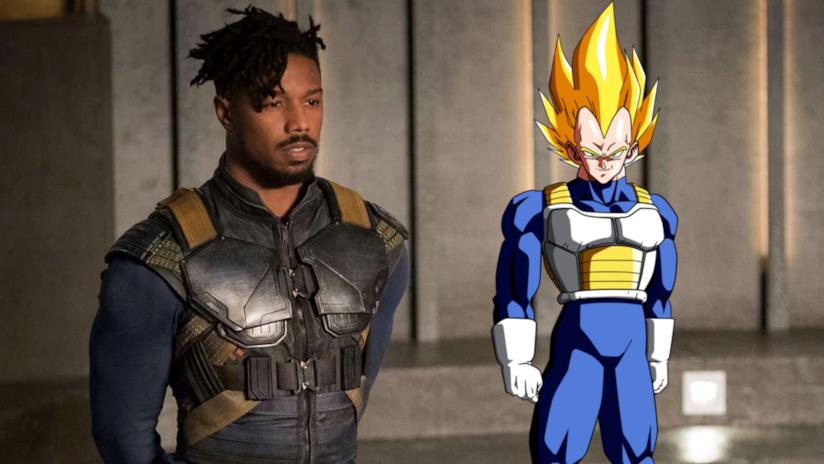 Se vi siete chiesti anche voi a chi si fosse ispirato Michael B. Jordan per creare il look del suo Killmonger la risposte potrebbe essere Vegeta Il web è convinto che il look di Kilmonger sia ispirato a quello di Vegeta