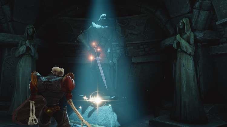 MediEvil si mostra in un video gameplay dal TGS 2019 Un'immagine dalla cripta in MediEvil