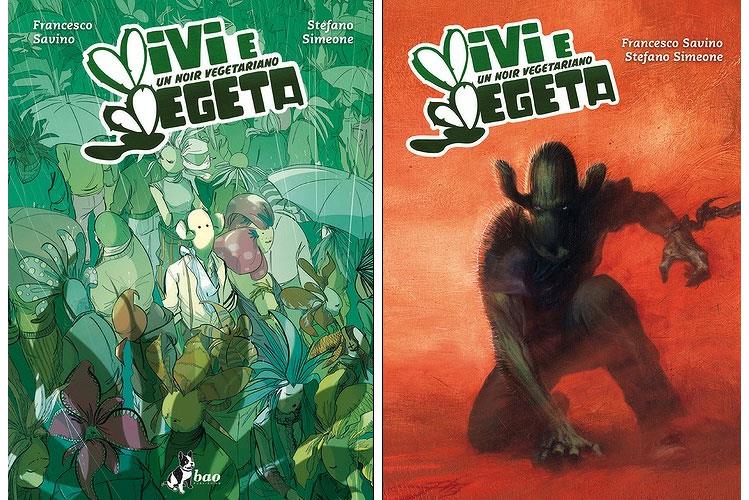 Vivi e Vegeta: 2 cover per l'edizione BAO Publishing La copertina regular di Vivi e Vegeta e la variant di Gabriele Dell'Otto