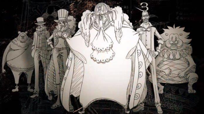 One Piece Stampede Bugy il clown e la sua ciurma Ciurma di Bugy design film