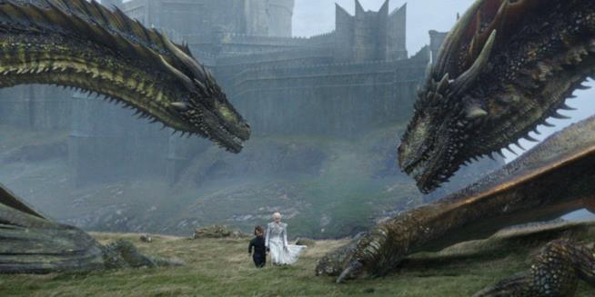 Incredibile a dirsi ma i giganteschi draghi di Game of Thrones sono ispirati ad animali reali Daenerys e Tyrion tra due imponenti draghi in Game of Thrones