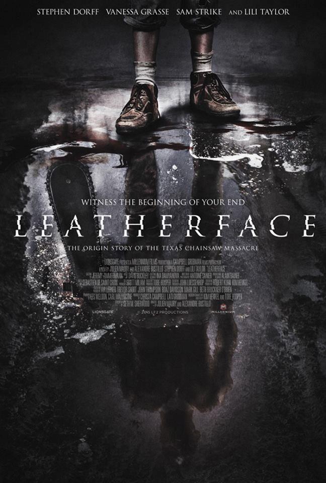 Leatherface, il poster del film è spaventoso Poster del film Leatherface