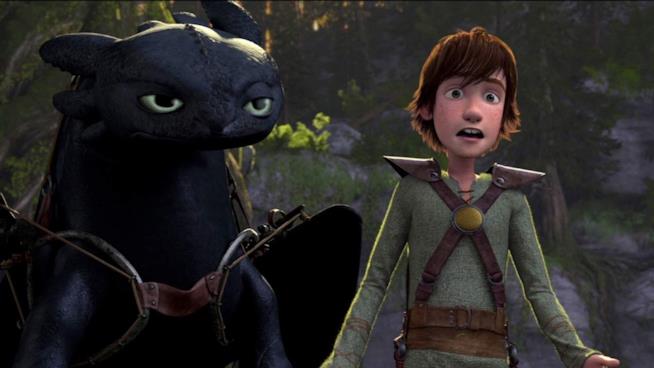 Dragon Trainer: personaggi, draghi e doppiatori italiani del primo film Hiccup e Sdentato in Dragon Trainer