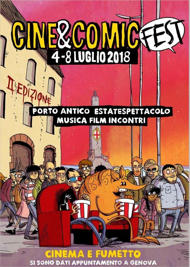 Cine&Comic Fest Genova 2018 manifesto manifesto Cine&Comic Fest 2018