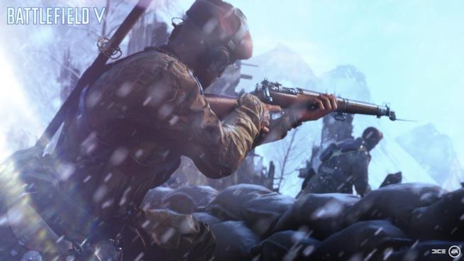 Battlefield V, l'anteprima gameplay dalla Closed Alpha multiplayer Una mappa innevata di Battlefield V