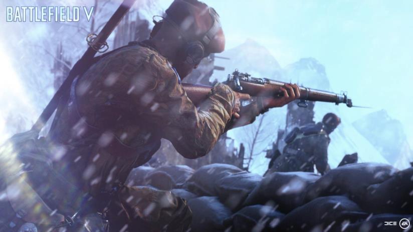Battlefield V, l'anteprima gameplay dalla Closed Alpha multiplayer Una mappa innevata di Battlefield V