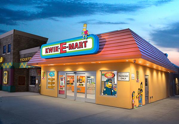 I Simpson, apre il primo Jet Market reale Il Jet Market di Apu