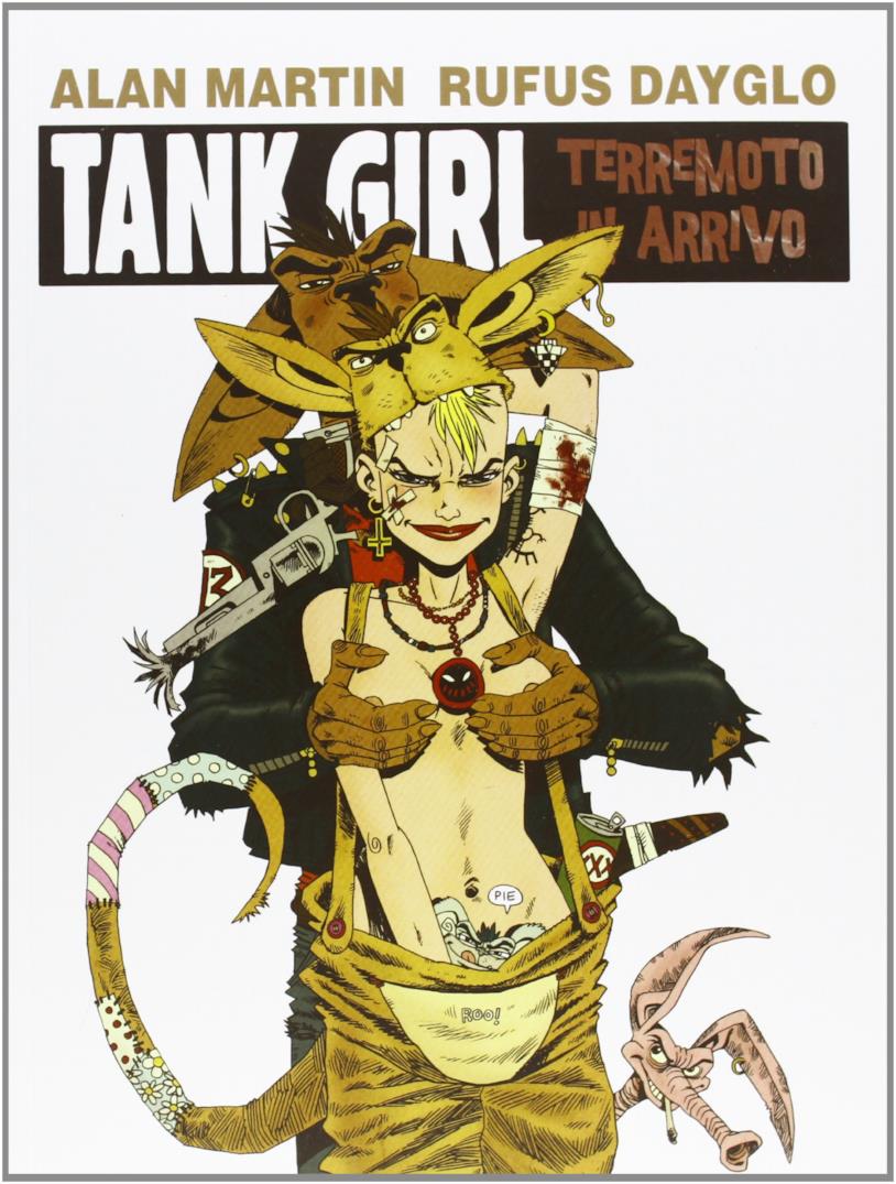 Margot Robbie lavorerà a un film su Tank Girl Tank Girl e il personaggio di Booga (un canguro umanoide) nella cover di un fumetto