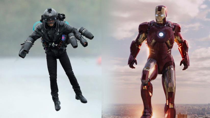 Realizzata la prima tuta jet in 3D al mondo, porta la firma di Gravity Industries La tuta jet di Gravity Industries e Iron Man del MCU
