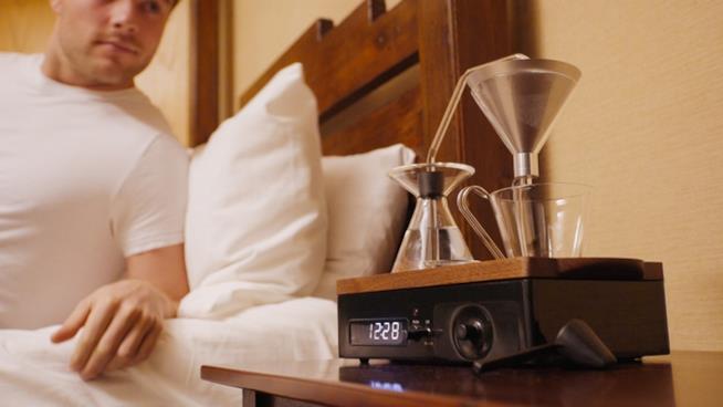 La sveglia che prepara il caffè presto una realtà Sveglia che prepara il caffè la mattina