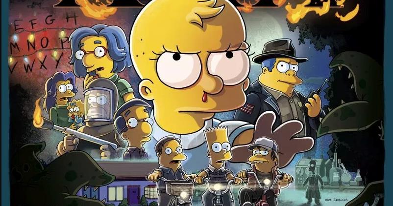 La Paura fa Novanta omaggia la serie TV Stranger Things I Simpson in versione Stranger Things