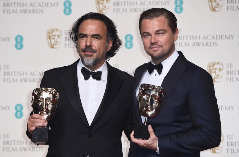 Tutti i vincitori dei BAFTA 2016 Alejandro Gonzalez Iñarritu e Leonardo DiCaprio ai BAFTA 2016