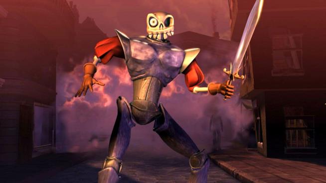 MediEvil Remastered esiste ancora e si farà: le parole di Sony Sir Daniel Fortesque in un'immagine promo di MediEvil