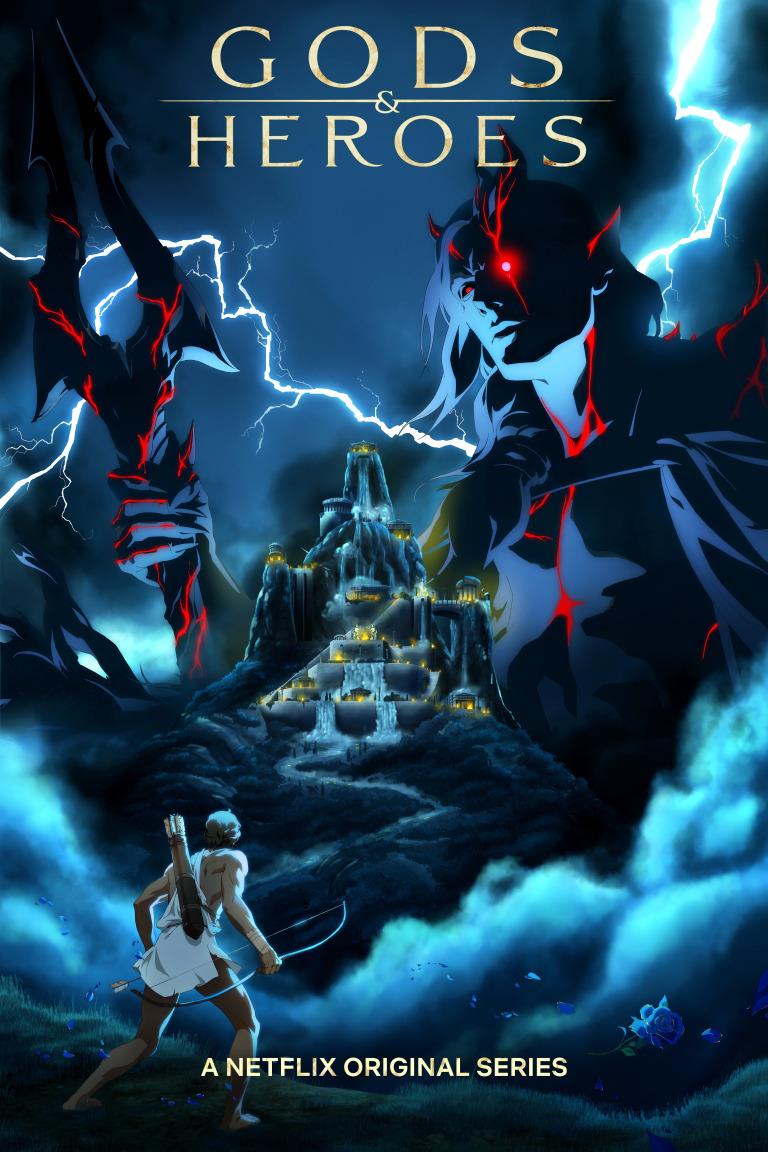 Poster di Gods & Heroes serie anime sulla mitologia greca Il poster di Gods & Heroes di Netflix