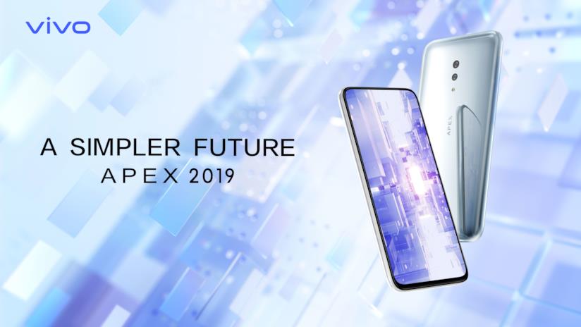 Vivo presenta il futuristico Apex 2019 Immagine promozionale del nuovo Vivo Apex 2019