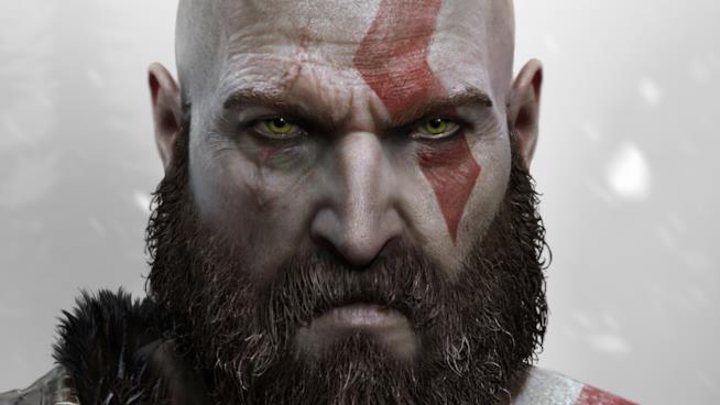 God of War, tutto quello che dovete sapere sul nuovo capitolo della saga Un primo piano di Kratos invecchiato in God of War