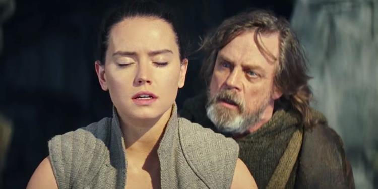 Luke Skywalker e Rey Immagine di Luke Skywalker e Rey