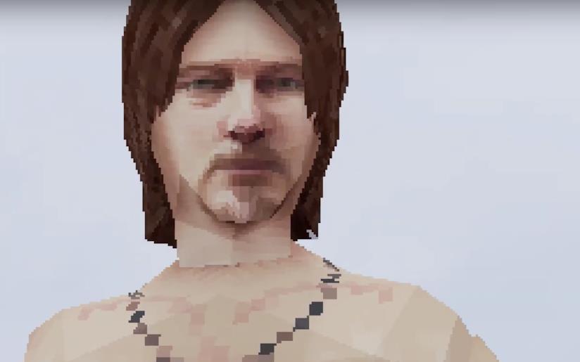 E se Death Stranding fosse uscito nel 1998? Sam Porter Bridges immaginato con grafica da PlayStation