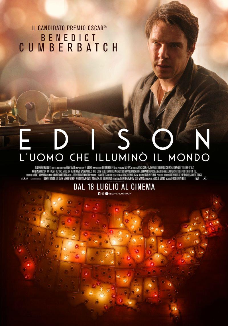 Edison - L'uomo che illuminò il mondo, dal 18 luglio al cinema Poster italiano di Edison - L'uomo che illuminò il mondo