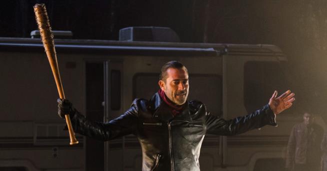 Jeffrey Dean Morgan è Negan in The Walking Dead Negan di The Walking Dead