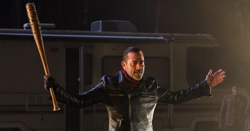 Jeffrey Dean Morgan è Negan in The Walking Dead Negan di The Walking Dead