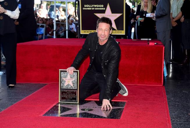 David Duchovny ha finalmente la sua stella sulla Walk of Fame di Hollywood David Duchovny, protagonista di X-Files e Californication