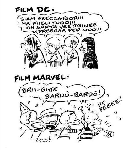Marvel e DC al cinema secondo Ortolani La differenza tra i cinecomic Marvel e DC per Ortolani