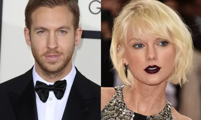Calvin Harris se la prende con Taylor Swift su Twitter Primo piano di Calvin Harris e Taylor Swift