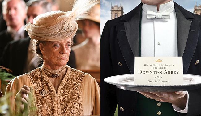 Confermato il film su Downton Abbey Maggie Smith in Downton Abbey e l'annuncio del film
