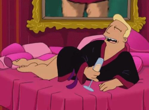 Zapp Brannigan seducente Zapp tenta di sedurre Leela
