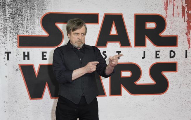 Mark Hamill, una stella sulla Walk of Fame per l'attore Mark Hamill al photocall di Star Wars 8