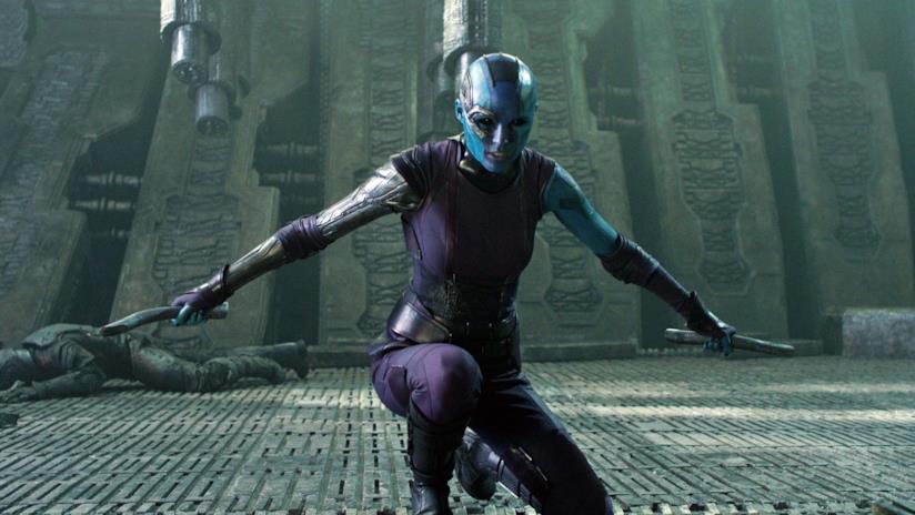 Il passato di Nebula in Avengers: Infinity War Nebula in una scena di Guardiani della Galassia