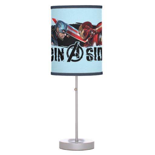 Lampada Civil War Lampada a tema Marvel