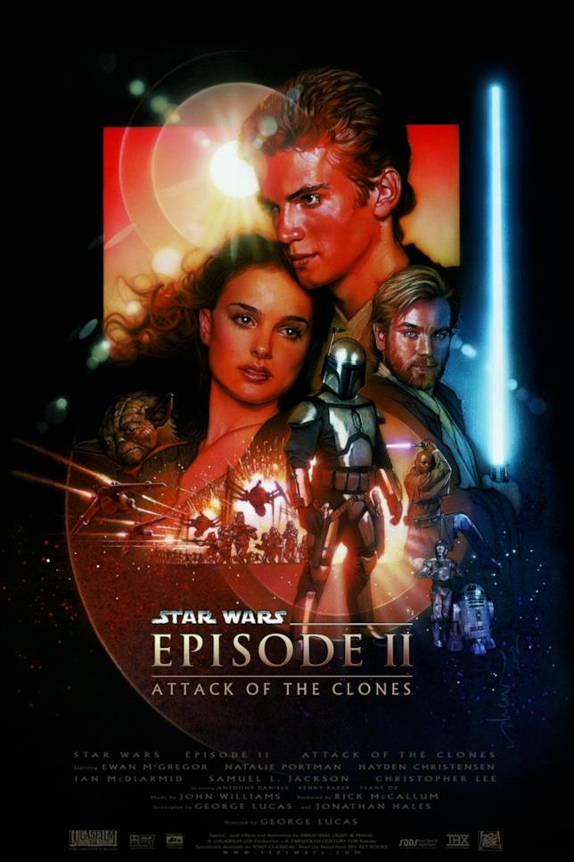 Star Wars l'attacco dei cloni Poster de L'attacco dei cloni